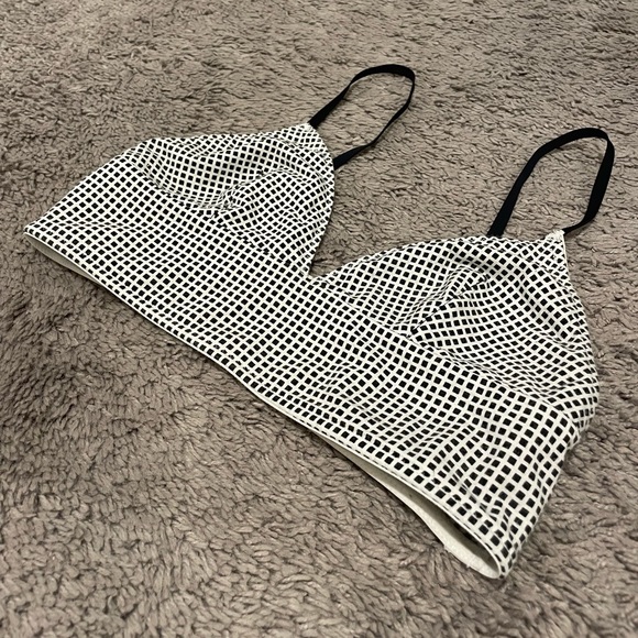MADEWELL Long Line Bralette, Size S - Picture 2 of 5